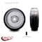 Service Caster 10" x 3" Rubber Tread on Cast Iron Keyed Drive Wheel- 1-1/2" Bore SCC-RSS1030-112-KW-2SS - alternate 2